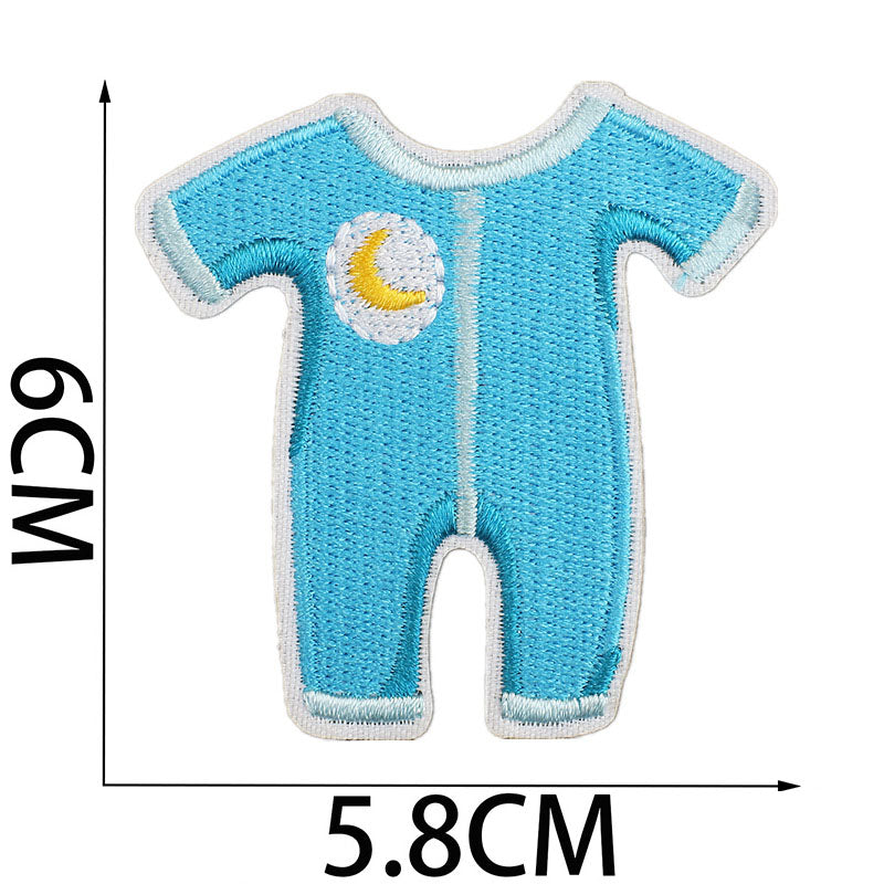 Bordir Patch Karakter Kartun Baby Girl Boy Shower Series Iron On Iron Patch Setrika Baju