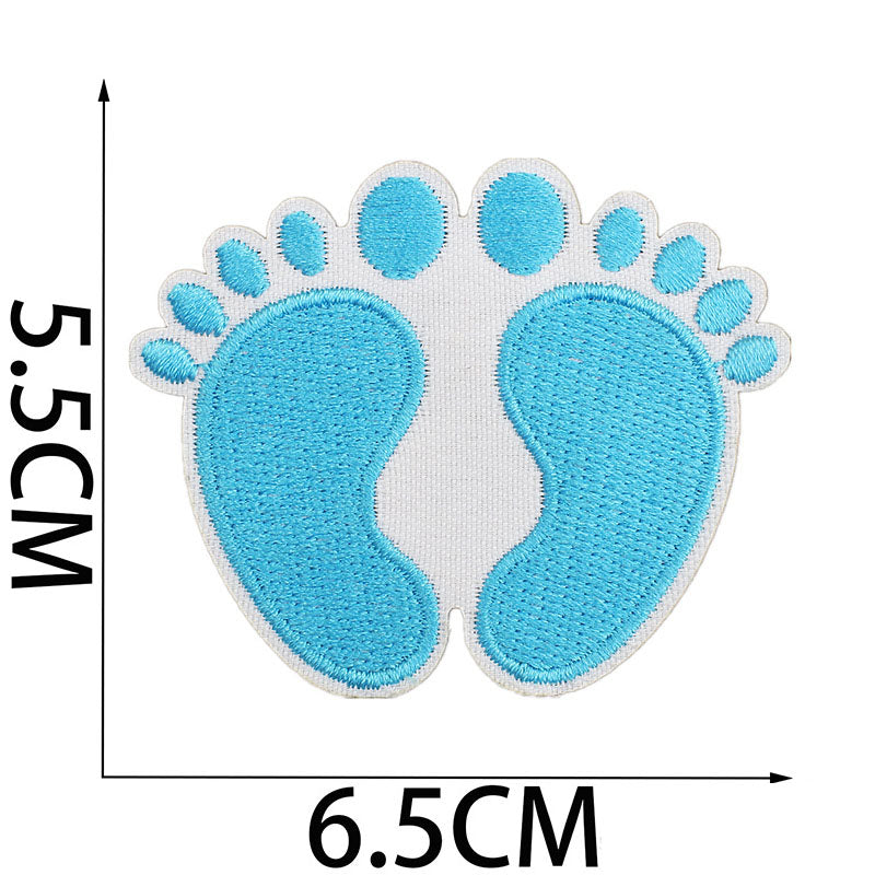 Bordir Patch Karakter Kartun Baby Girl Boy Shower Series Iron On Iron Patch Setrika Baju