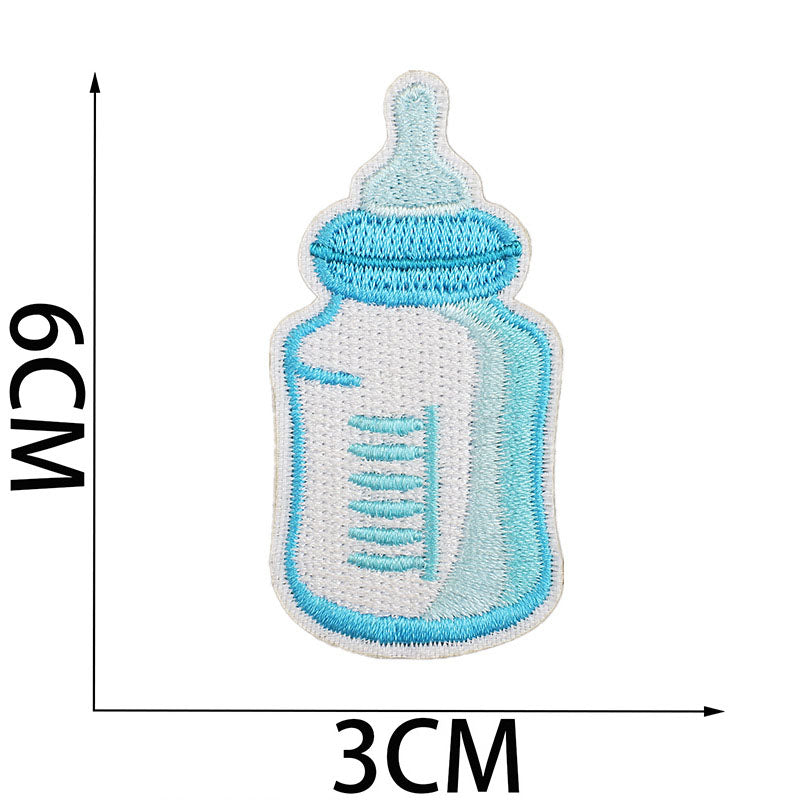Bordir Patch Karakter Kartun Baby Girl Boy Shower Series Iron On Iron Patch Setrika Baju