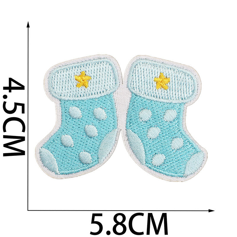 Bordir Patch Karakter Kartun Baby Girl Boy Shower Series Iron On Iron Patch Setrika Baju
