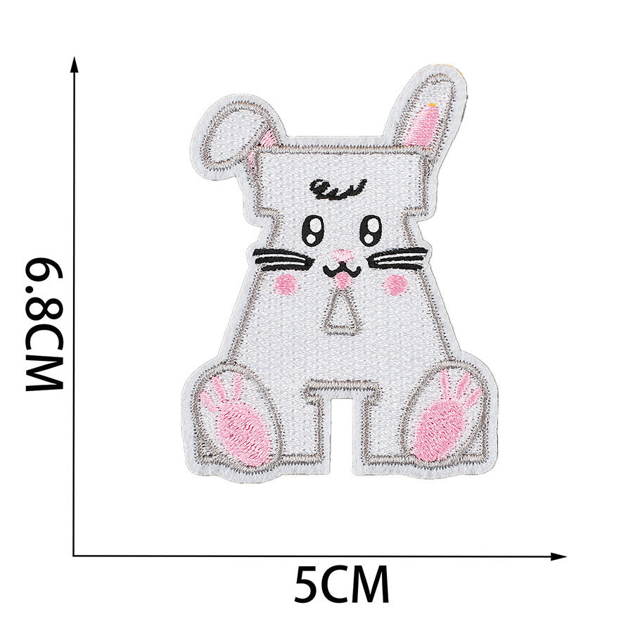 Bordir Patch Huruf Abjad Capital Letter Easter Series Iron On Iron Patch Setrika Baju Tema Paskah