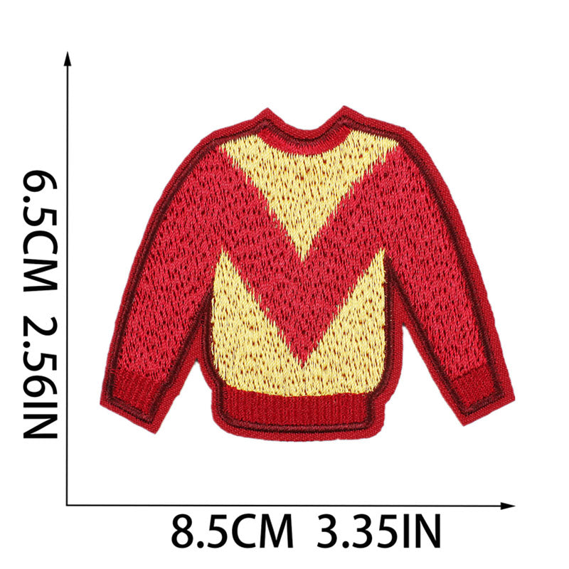 Bordir Patch Huruf Abjad Capital Letter Summer Series Iron On Iron Patch Setrika Baju Tema Musim Panas