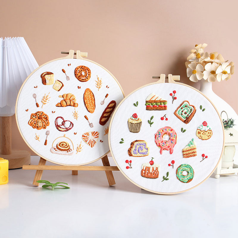 DIY Paket Sulam Tangan Set Menyulam Hand Embroidery Needle Kit Jahit Bordir Halloween Birthday Event