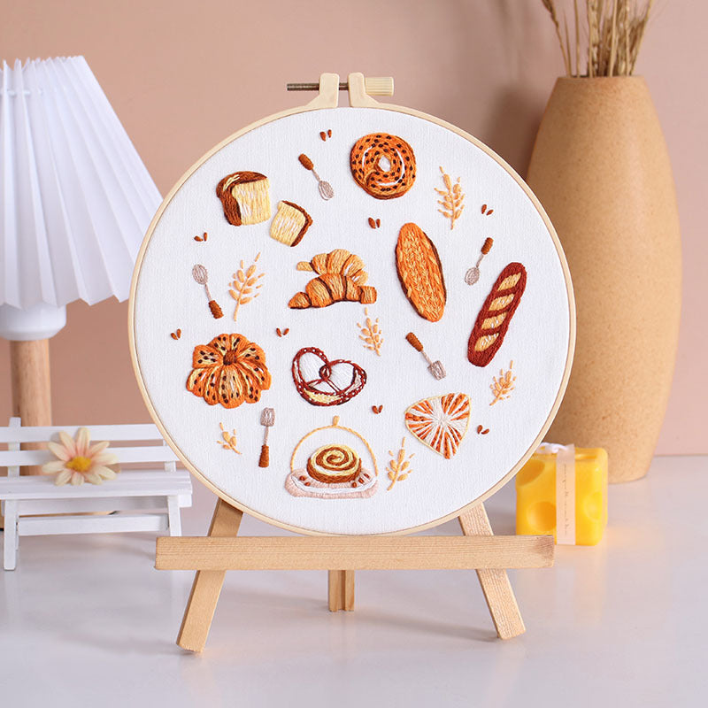 DIY Paket Sulam Tangan Set Menyulam Hand Embroidery Needle Kit Jahit Bordir Halloween Birthday Event