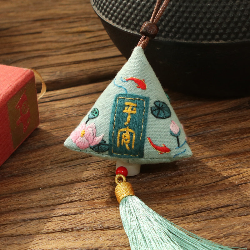 DIY Set Gantungan Sulam Animal Pendant Embroidery Kit Car Accessories 3