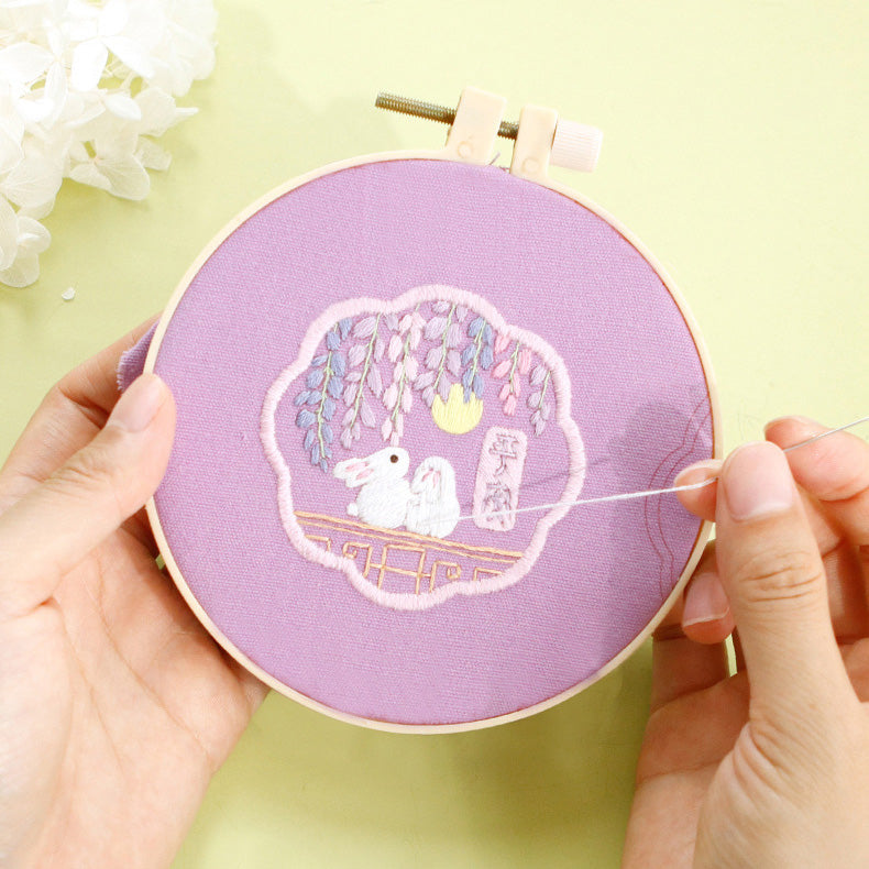 DIY Kit Pendant Handmade Kerajinan Sulam Tangan Gantungan Aksesoris Mobil Tas B