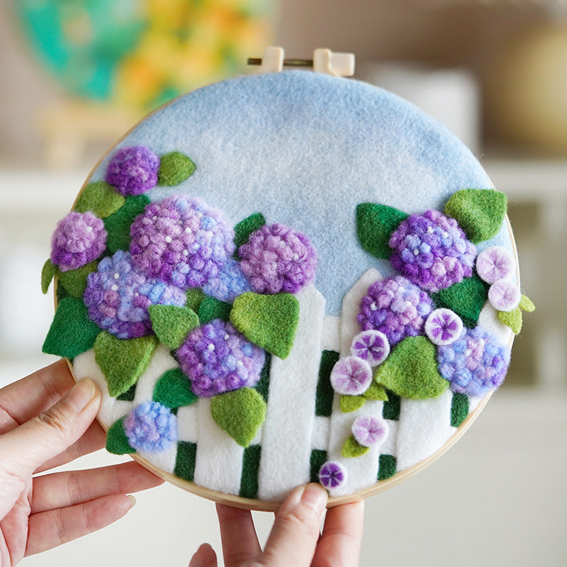 DIY Wool Felt Craft Needle Wool Felting Seri Landscape Kerajinan Tangan