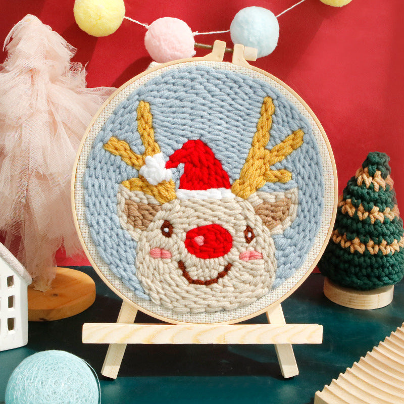 DIY Set Sulam Karakter Punch Needle Kit Seri I