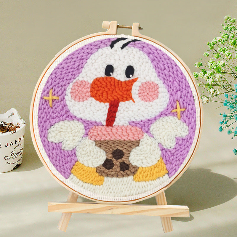 DIY Set Sulam Karakter Punch Needle Kit Seri I