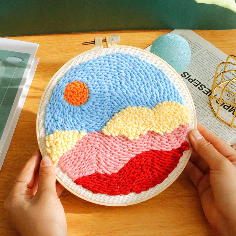 DIY Set Sulam Karakter Punch Needle Kit Seri G