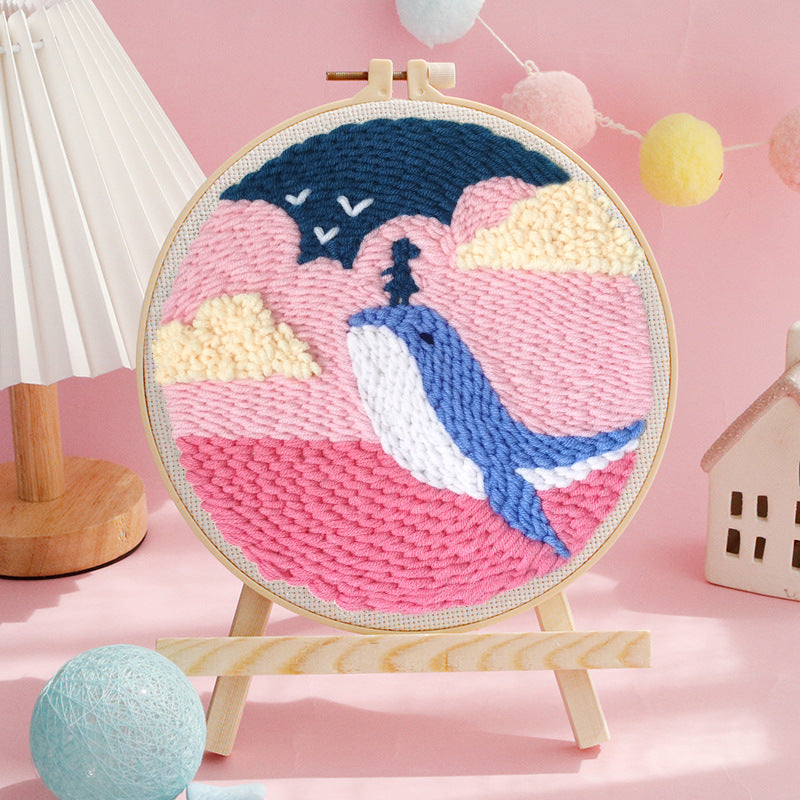 DIY Set Sulam Karakter Punch Needle Kit Seri G