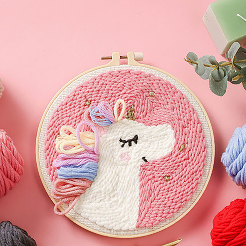 DIY Set Sulam Karakter Punch Needle Kit Seri G