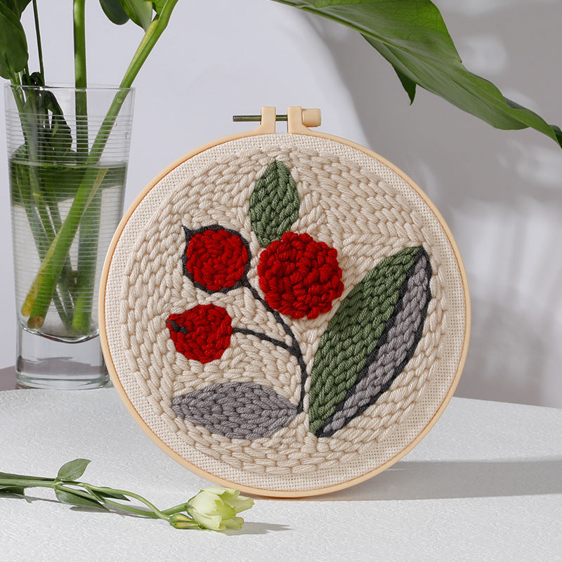 DIY Set Sulam Karakter Punch Needle Kit Seri C