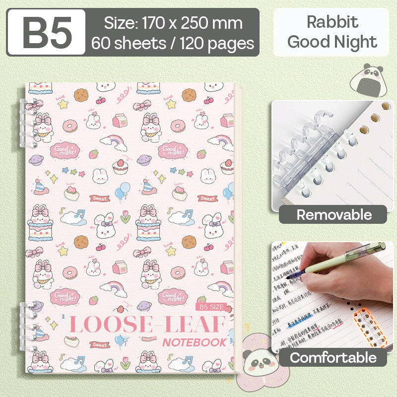 Binder Note B5 Cover Waterproof Halaman Bergaris SFNNB560