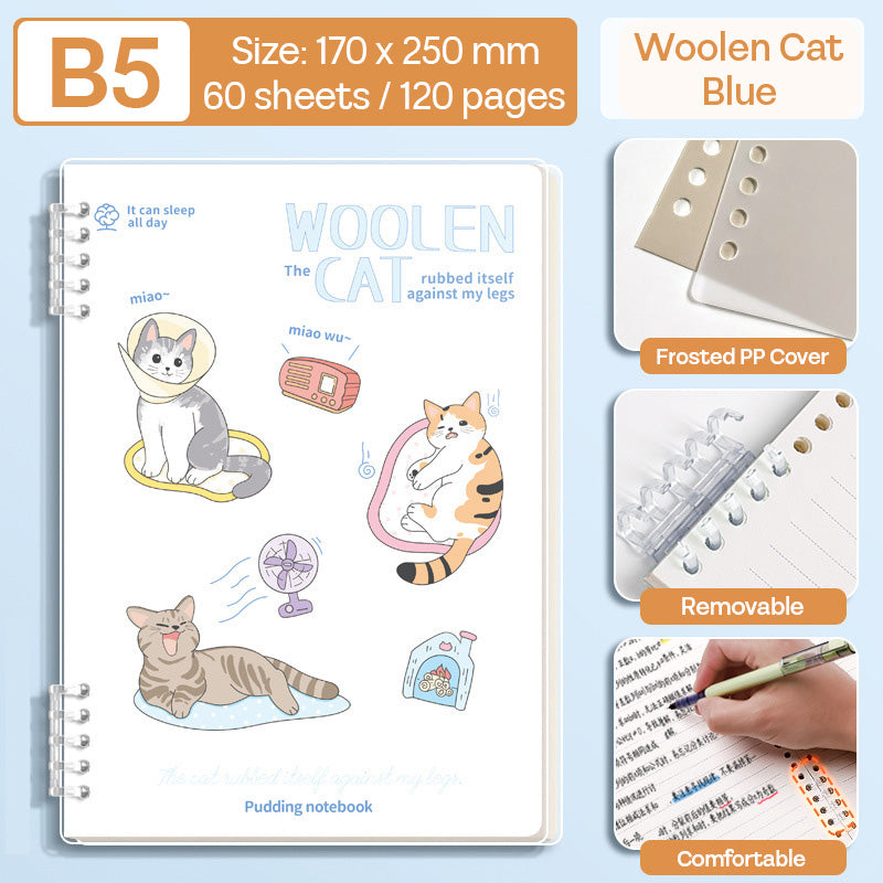 Binder Note B5 Cover Waterproof Halaman Bergaris SFNNB560