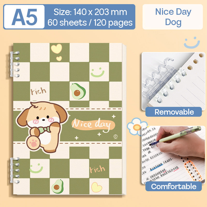 Binder Note B5 Cover Waterproof Halaman Bergaris SFNNB560