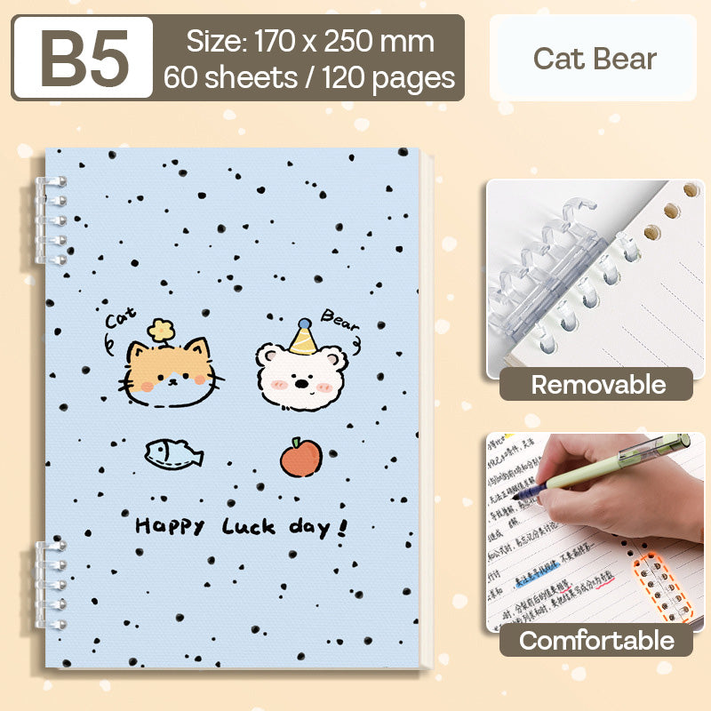 Binder Note B5 Cover Waterproof Halaman Bergaris SFNNB560
