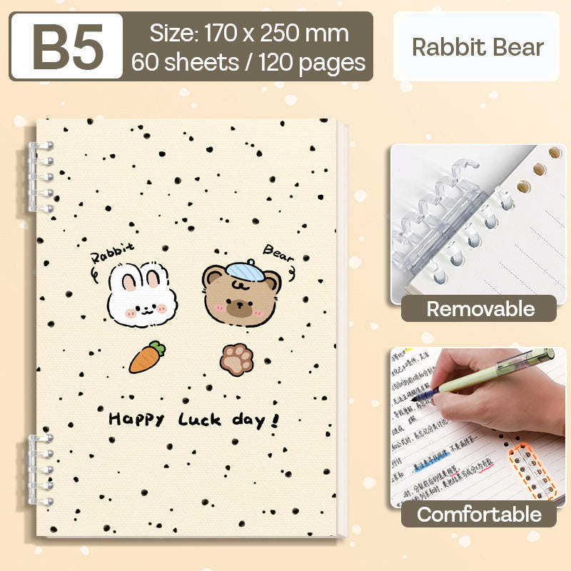 Binder Note B5 Cover Waterproof Halaman Bergaris SFNNB560