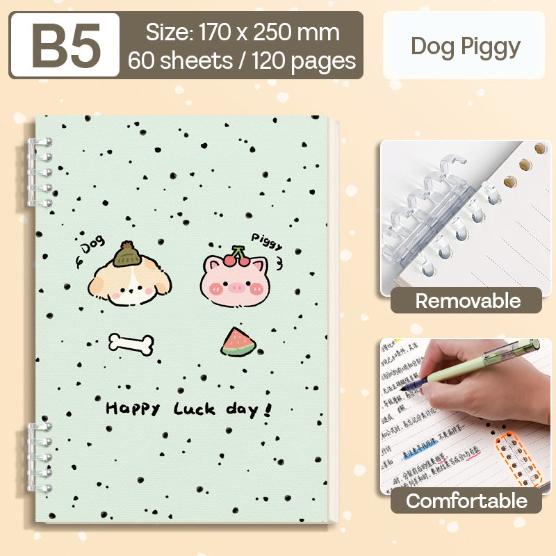 Binder Note B5 Cover Waterproof Halaman Bergaris SFNNB560