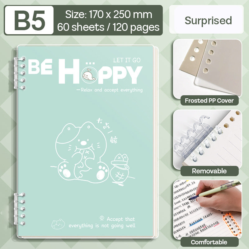 Binder Note B5 Cover Waterproof Halaman Bergaris SFNNB560