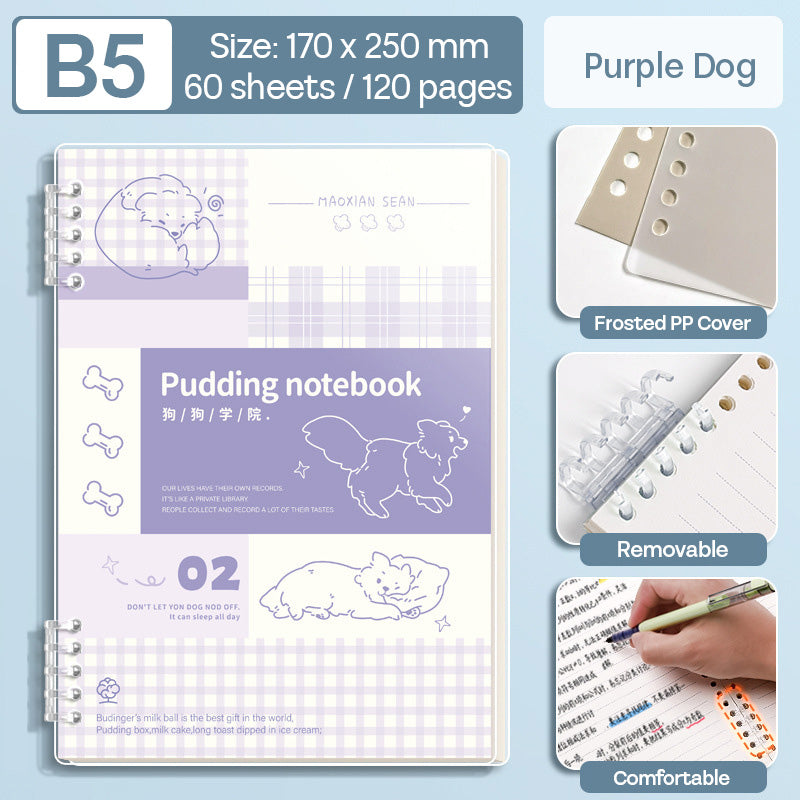 Binder Note B5 Cover Waterproof Halaman Bergaris SFNNB560