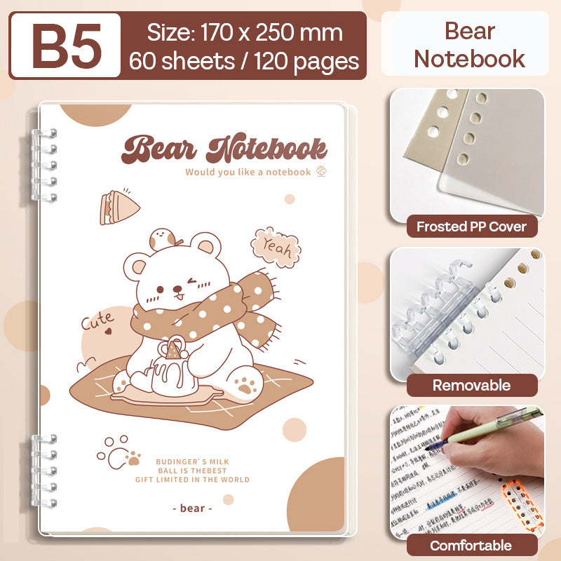 Binder Note B5 Cover Waterproof Halaman Bergaris SFNNB560