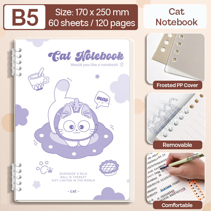Binder Note B5 Cover Waterproof Halaman Bergaris SFNNB560