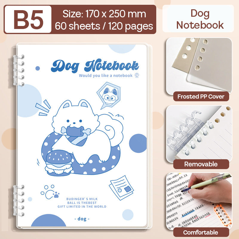 Binder Note B5 Cover Waterproof Halaman Bergaris SFNNB560