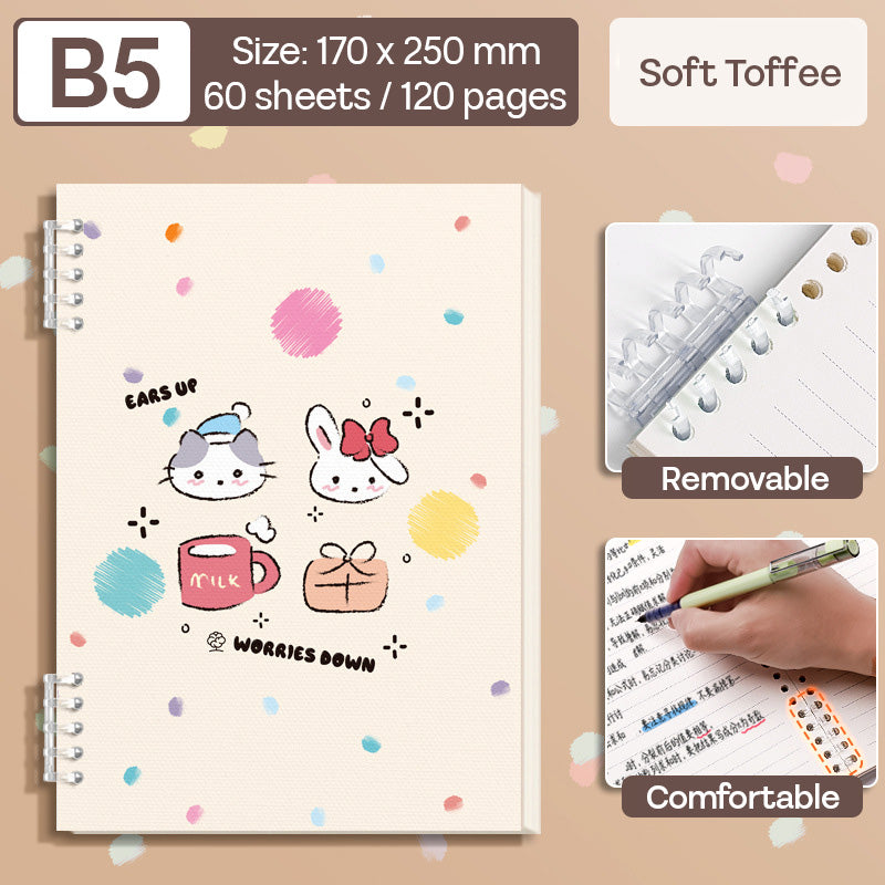 Binder Note B5 Cover Waterproof Halaman Bergaris SFNNB560