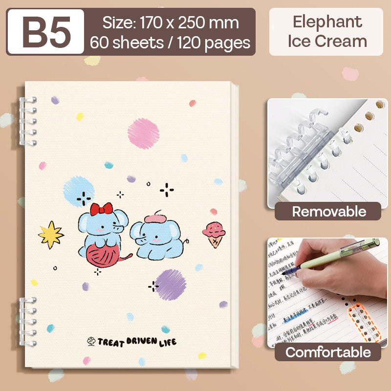 Binder Note B5 Cover Waterproof Halaman Bergaris SFNNB560