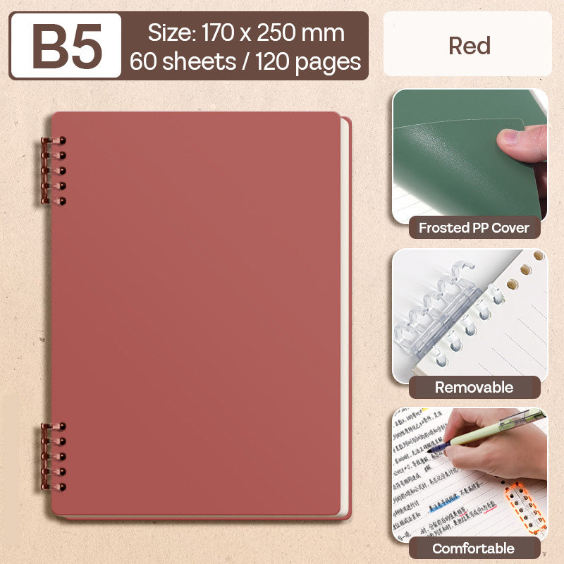Binder Note B5 Cover Waterproof Halaman Bergaris SFNNB560