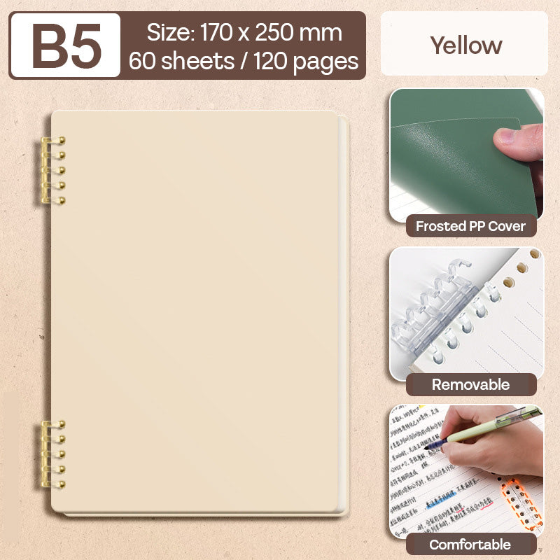 Binder Note B5 Cover Waterproof Halaman Bergaris SFNNB560