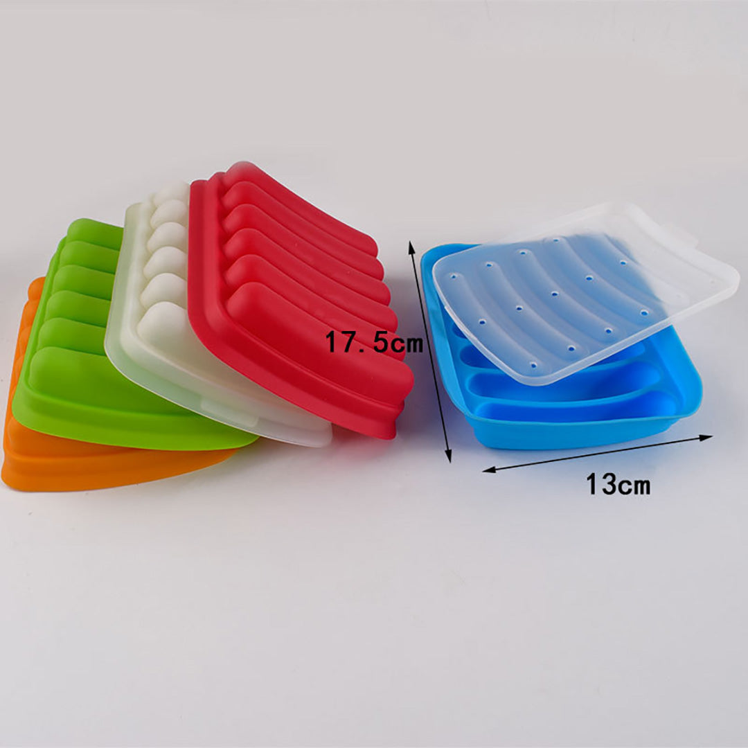 Cetakan Sosis Kue Telur Puding Es Silikon DIY Sausage Mold