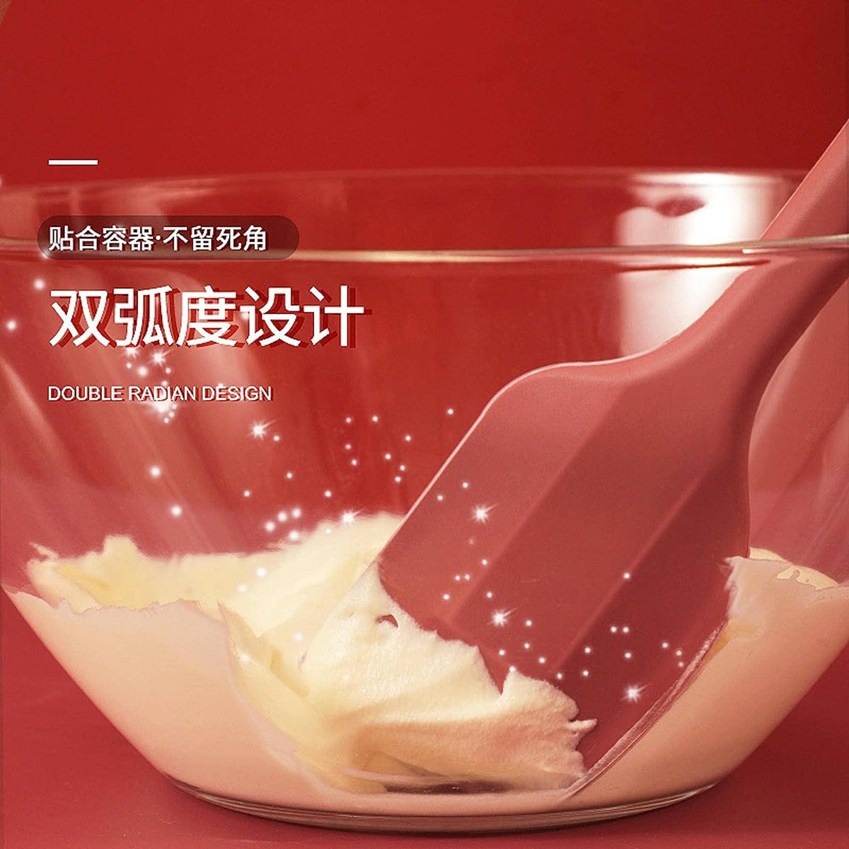 Spatula Silikon Tahan Panas Sutil Masak Utensil Dapur Baking Kue