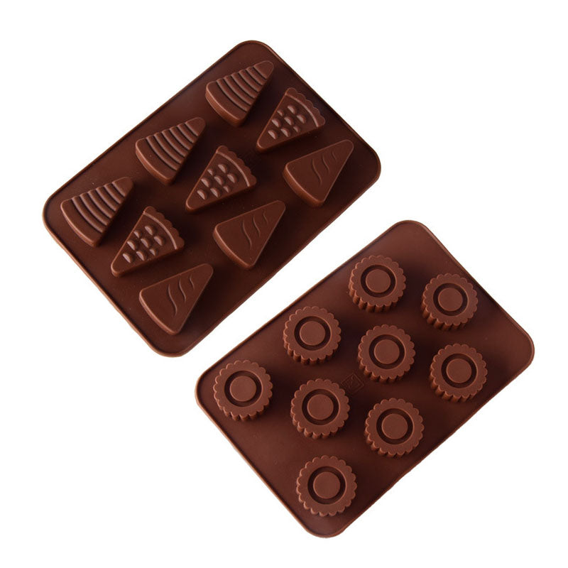 Cetakan Silikon Es Pudding Jelly Coklat Bentuk Sunflower Pizza Angka Sendok Number Spoon Kartu Remi Botol