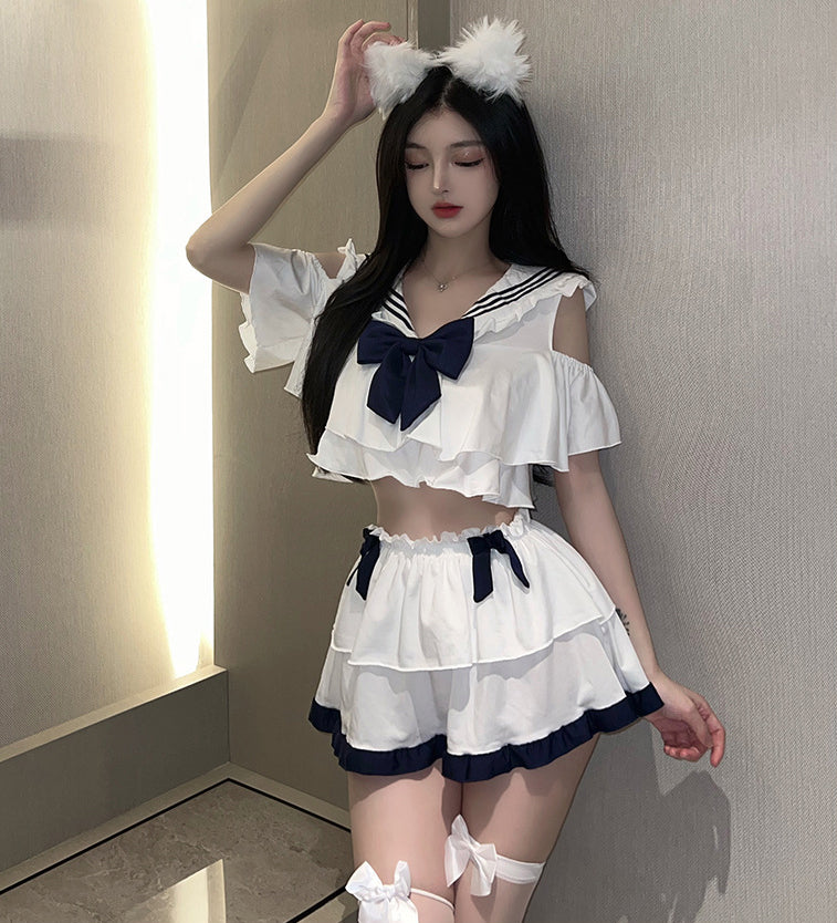 Lingerie Costume Student Two Pieces Layered UC0688