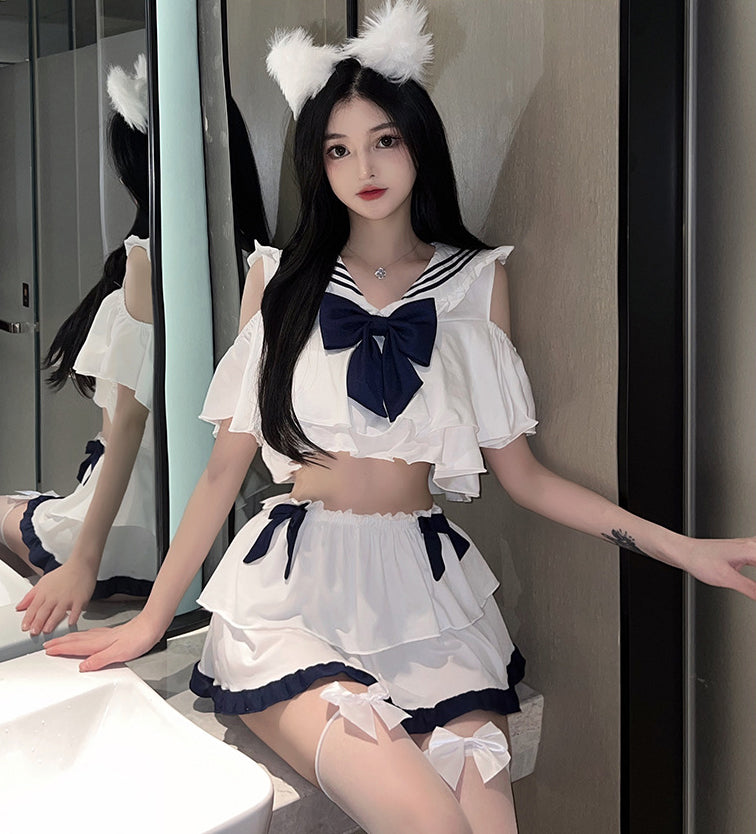 Lingerie Costume Student Two Pieces Layered UC0688