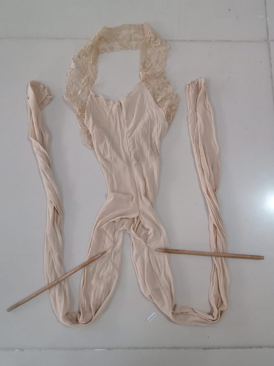 Lingerie Bodystocking Long Pants Halter Neck UG0105