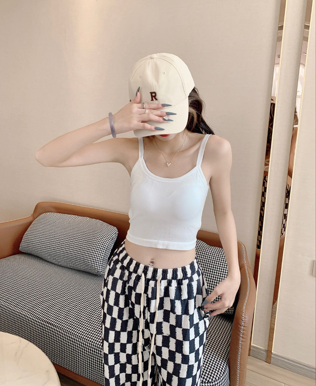 Tank Top Bra Cross Backless WUTT567