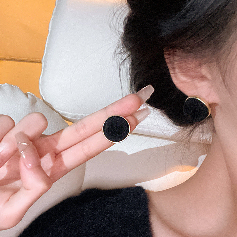 Earring Stud Flocking Geometric XEA1315