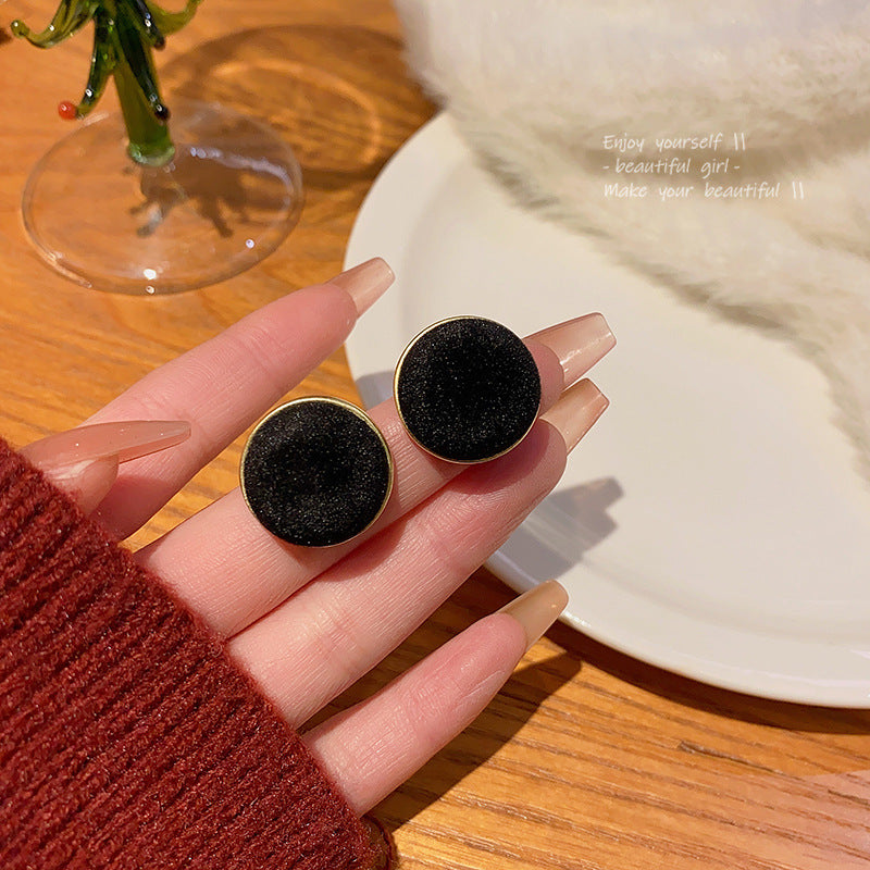 Earring Stud Flocking Geometric XEA1315