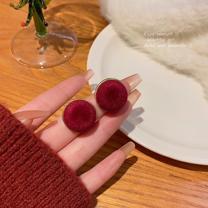 Earring Stud Flocking Geometric XEA1315