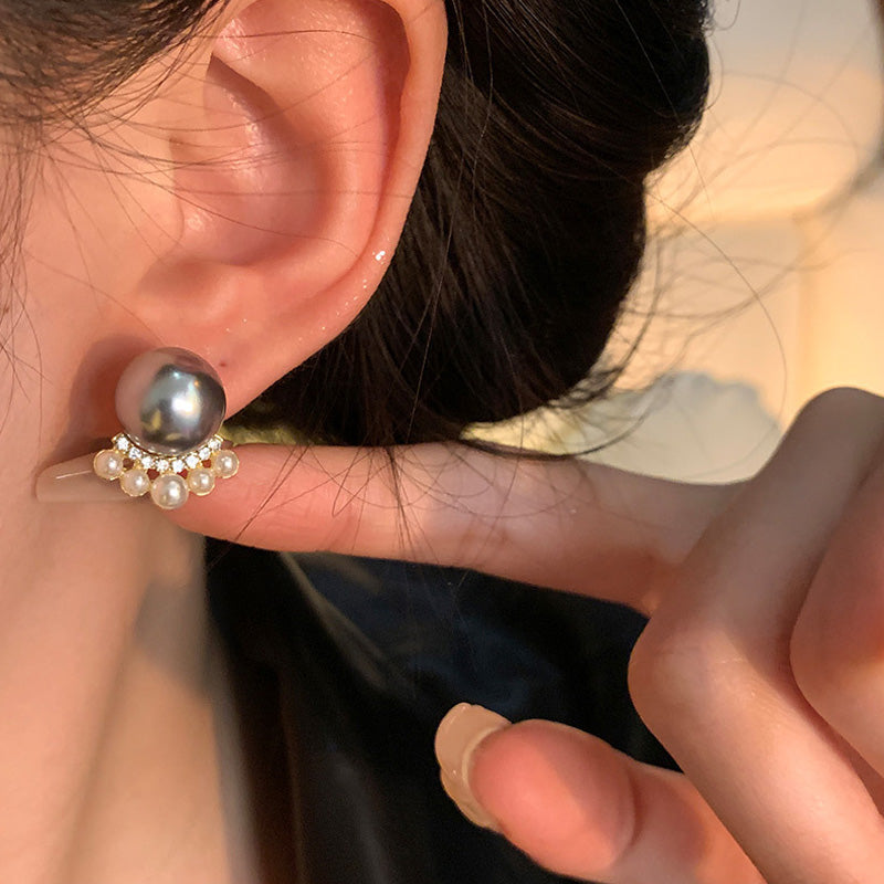 Earring Stud Small Fragrance Style Pearl XEA1511