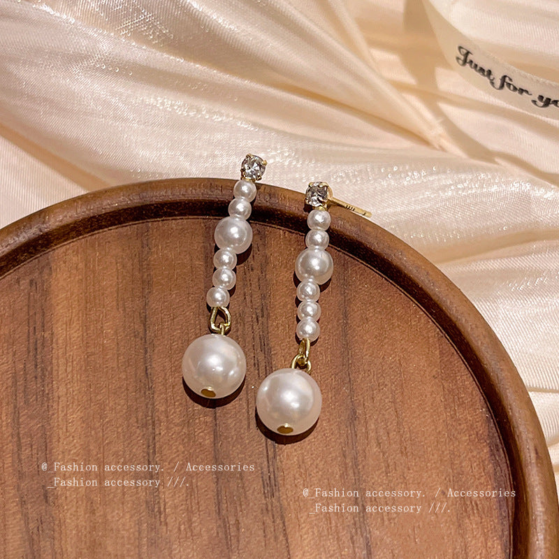 Earring Long Light Luxury Niche Pearl XEA1595