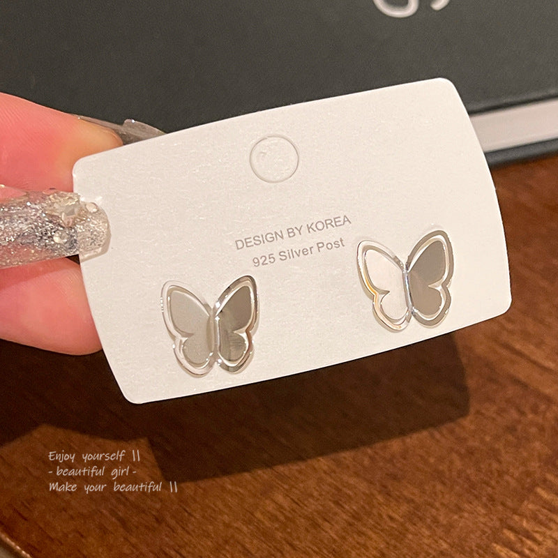 Earring Stud Simple Hollow Butterfly XEA1604