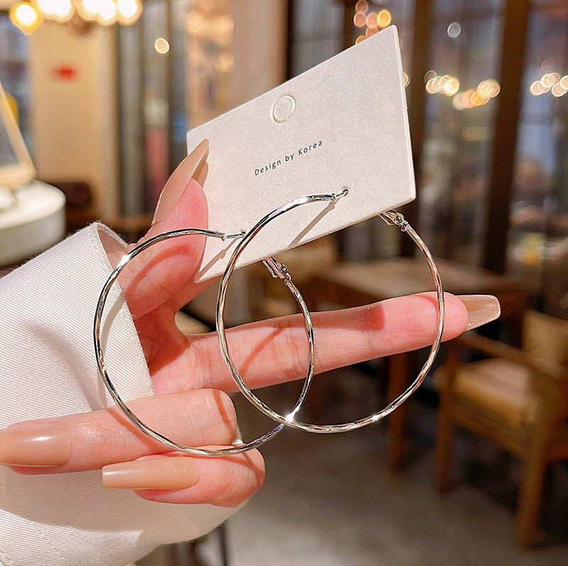 Earring Hoop Simple Plain XEE6052