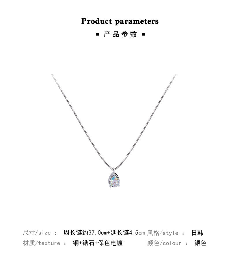 Necklace Niche Zircon Drop Shaped XNX1050