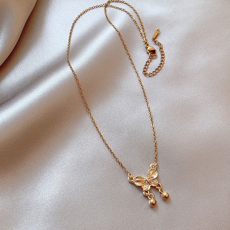 Necklace Light Luxury Niche High End Butterfly Pendant XNX1654