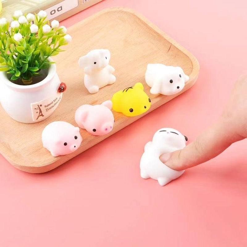Mainan Squishy Mochi Moni Jelly Animal Cubit Splat Toys Stress Relief Dekompresi Toy