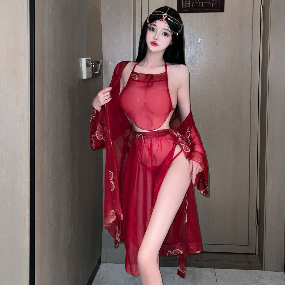 Lingerie Costume Ancient Chinese Robe Camisole and Skirt ZU1297